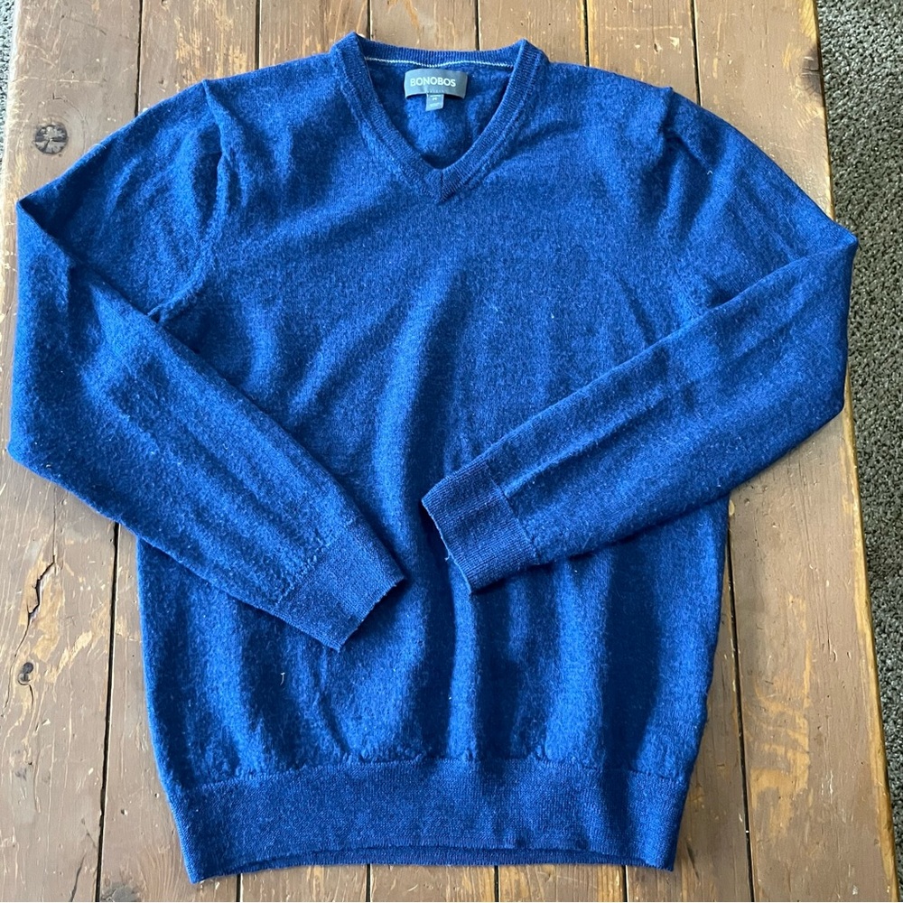 Bonobos Extra Fine Merino Wool V-Neck Sweater